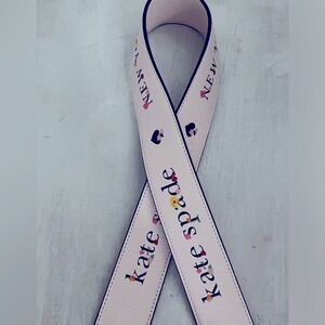 NWOT Kate Spade Garden crossbody strap. Light rosebud multi.